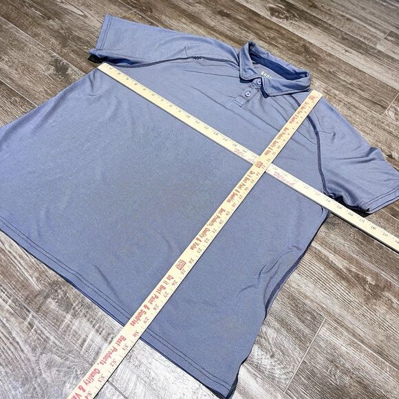 Rhone Polo Shirt Mens 2XL Gray Delta Pique Golf Performance Collar XXL - Picture 12 of 12
